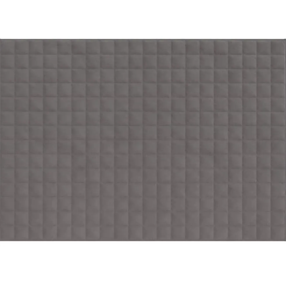 vidaXL Verzwaringsdeken 150x200 cm 11 kg stof grijs