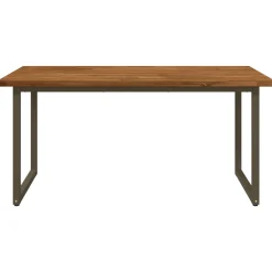 vidaXL Vierkante Eettafel 160 x 70 x 75 cm Massief Acaciahout Naturel