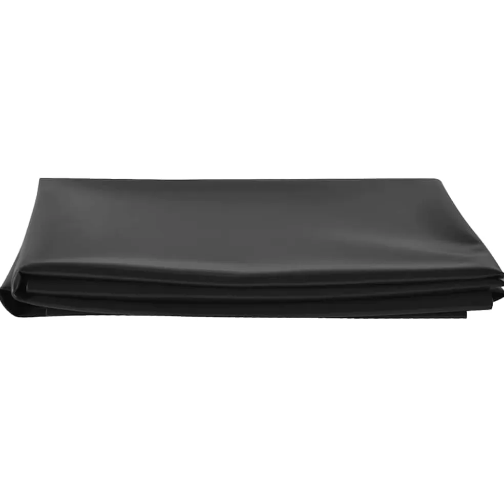 vidaXL Vijverfolie 0,5 mm 1x6 m PVC zwart