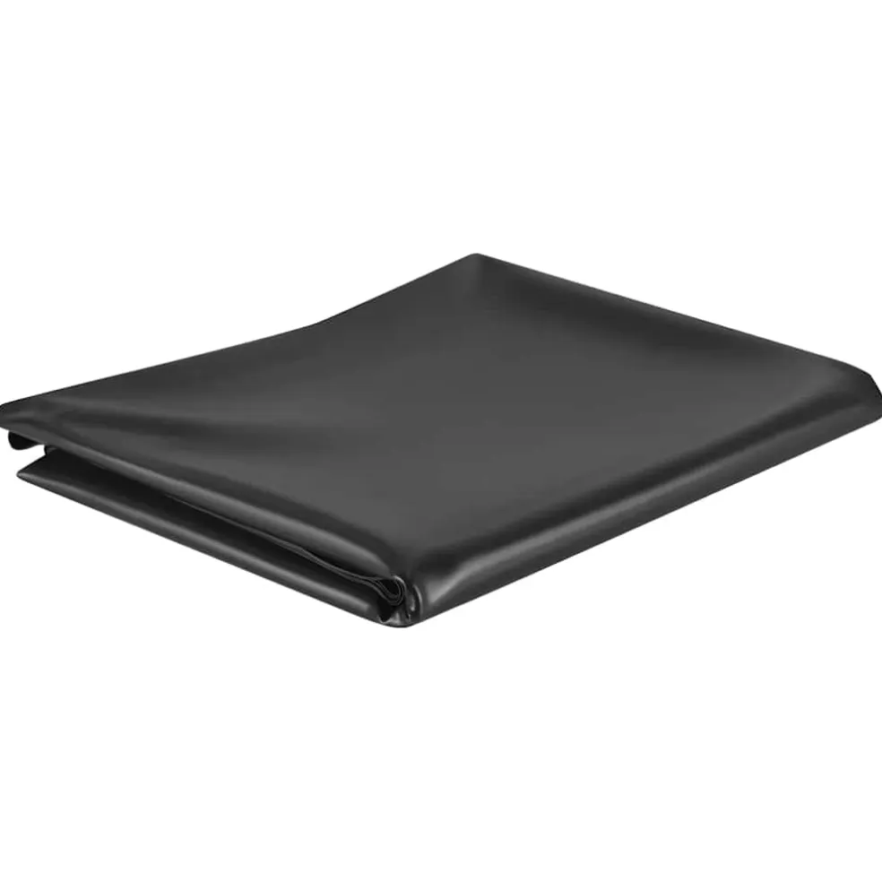 vidaXL Vijverfolie 0,5 mm 1x6 m PVC zwart
