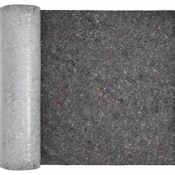 vidaXL Vijver Vlies 1 x 10 m Polyester en Katoen Grijs