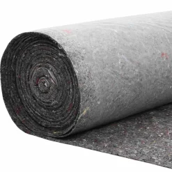 vidaXL Vijver Vlies 1 x 10 m Polyester en Katoen Grijs