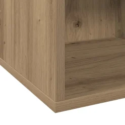 vidaXL Vinyl Album Doos Artisanaal eiken 37 x 36,5 x 38 cm