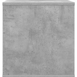 vidaXL Vinyl Album Doos Betongrijs 37 x 36,5 x 38 cm Bewerkt hout