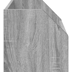vidaXL Vinyl Album Doos Grijs Sonoma 38 x 30 x 29 cm Bewerkt hout