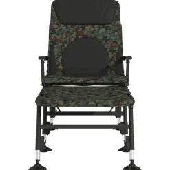 vidaXL Visbed met verstelbare modderpoten inklapbaar camouflage