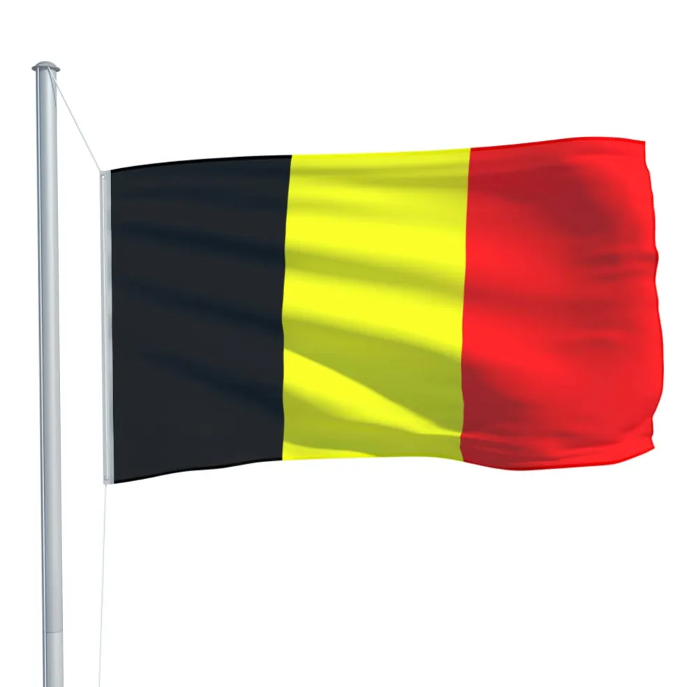 vidaXL Vlag België 90x150 cm