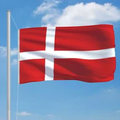 vidaXL Vlag Denemarken 90x150 cm