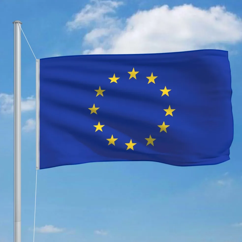 vidaXL Vlag Europa 90x150 cm