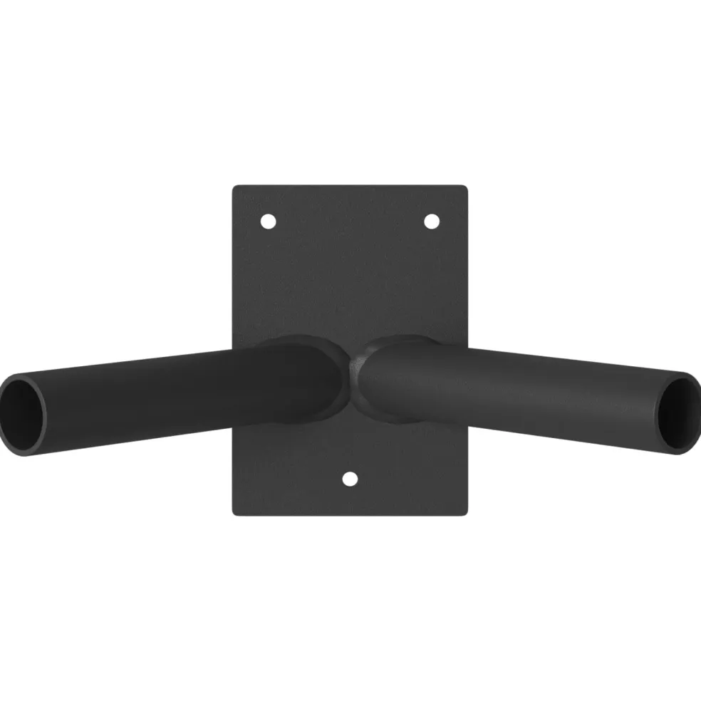 vidaXL Vlaggen Mast Houder Zwart 11,5 x 7,5 x 0,2 cm Staal