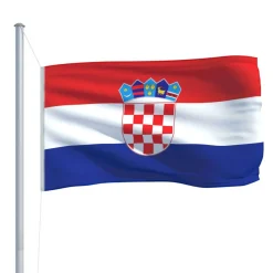 vidaXL Vlag Kroatië 90x150 cm