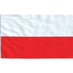vidaXL Vlag met vlaggenmast Polen 5,5 m aluminium