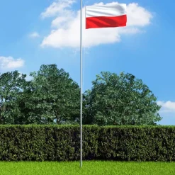 vidaXL Vlag Polen 90x150 cm