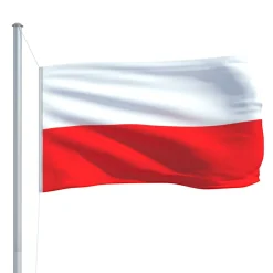 vidaXL Vlag Polen 90x150 cm