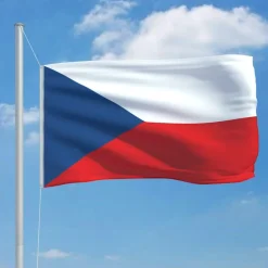 vidaXL Vlag Tsjechië 90x150 cm
