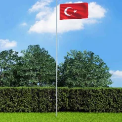 vidaXL Vlag Turkije 90x150 cm