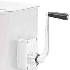 vidaXL Vleesmixer met bak roestvrij staal zilverkleurig