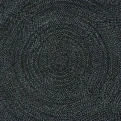 vidaXL Vloerkleden Donkergrijs 60 x 110 cm Jute