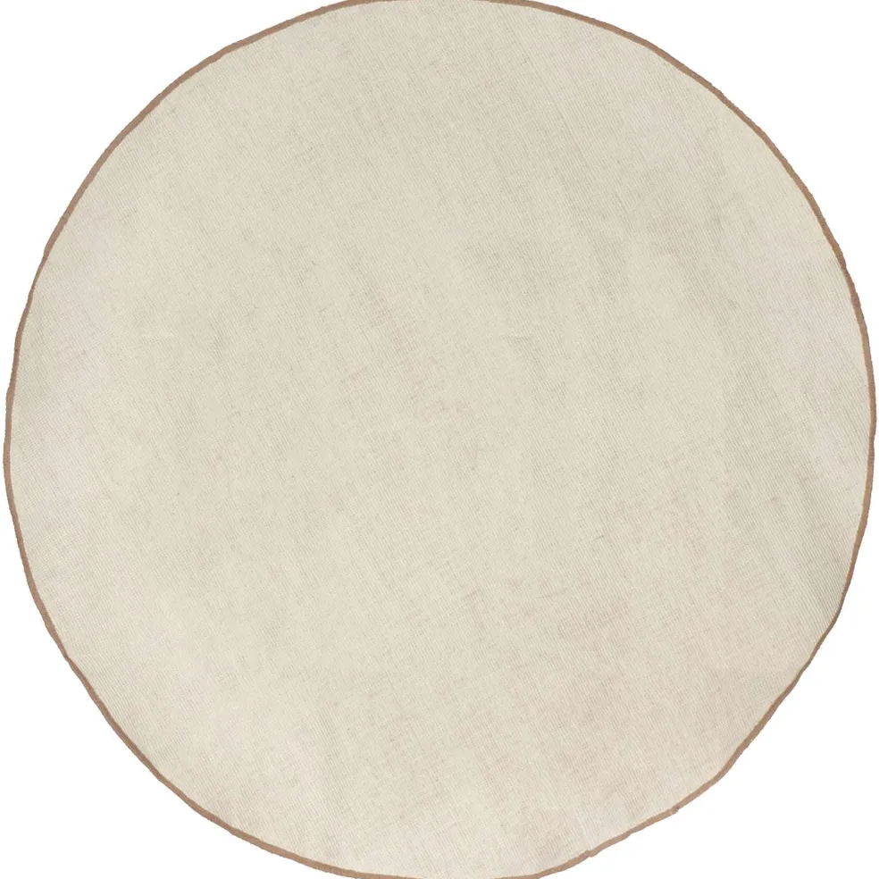 vidaXL Vloerkleden Naturel Ø 90 cm Jute