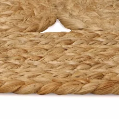 vidaXL Vloerkleden Naturel Ø 120 cm Jute