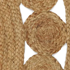 vidaXL Vloerkleden Naturel Ø 120 cm Jute