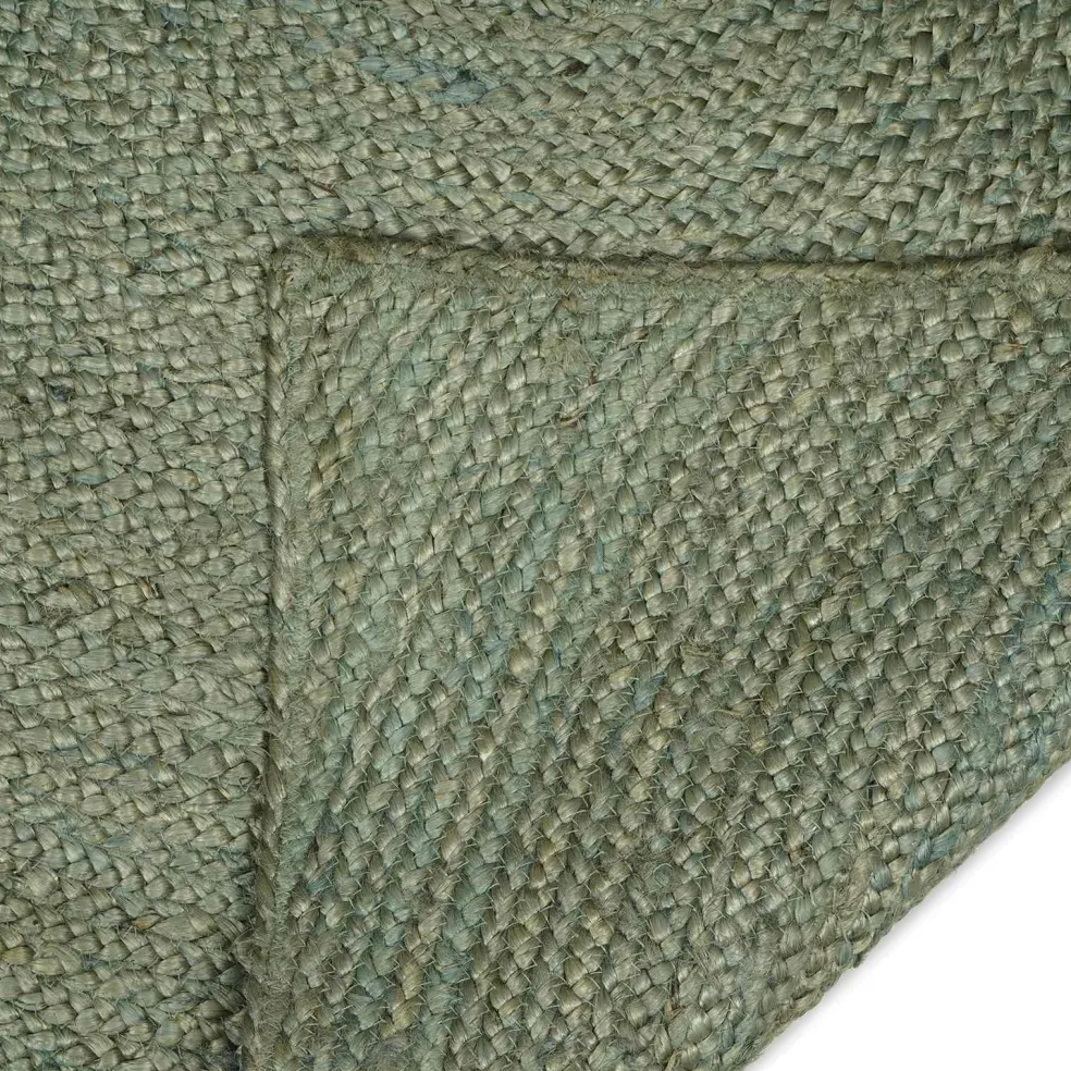 vidaXL Vloerkleden Olijfgroen 60 x 110 cm Jute