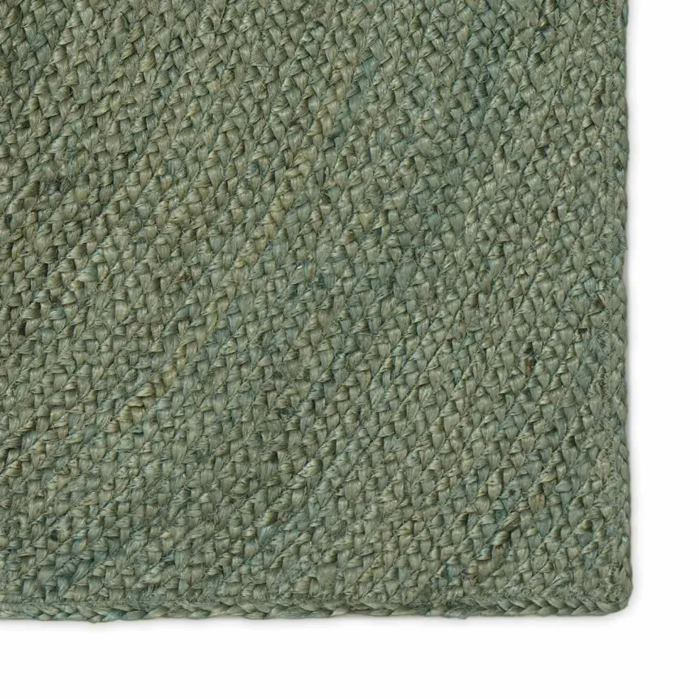 vidaXL Vloerkleden Olijfgroen 60 x 110 cm Jute