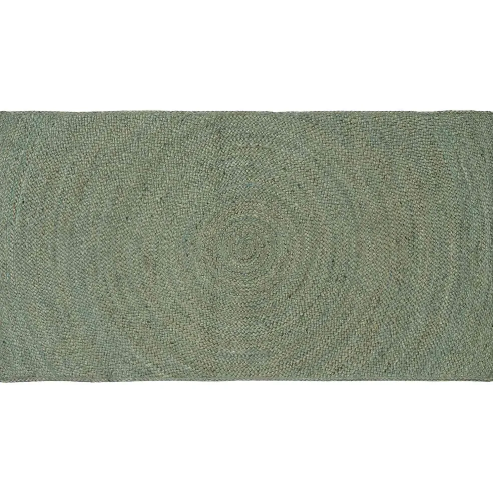 vidaXL Vloerkleden Olijfgroen 60 x 110 cm Jute