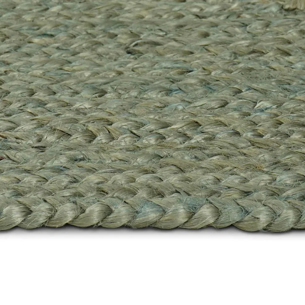 vidaXL Vloerkleden Olijfgroen 60 x 110 cm Jute