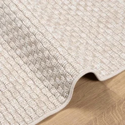 vidaXL Vloerkleden Rechthoekig FARO Crème 150 x 80 cm Polyester