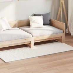vidaXL Vloerkleden SIROLO Crèmekleurig 150 x 80 cm Polyester