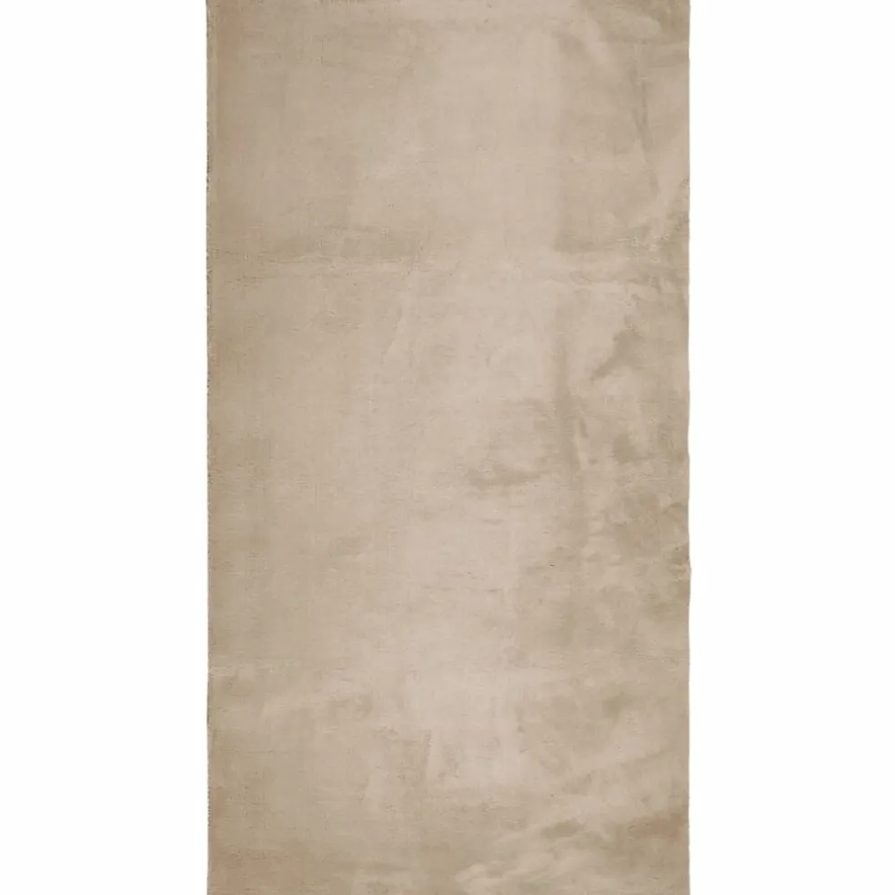 vidaXL Vloerkleed HUARTE laagpolig zacht wasbaar 60x110 cm zwart