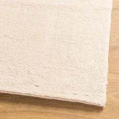 vidaXL Vloerkleed HUARTE laagpolig zacht wasbaar 60x110 cm beige