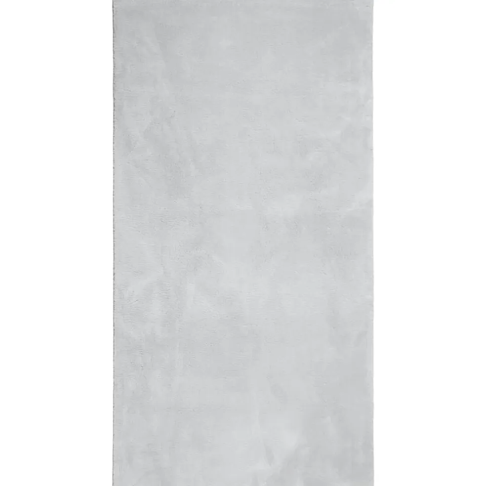 vidaXL Vloerkleed HUARTE laagpolig zacht wasbaar 60x110 cm grijs