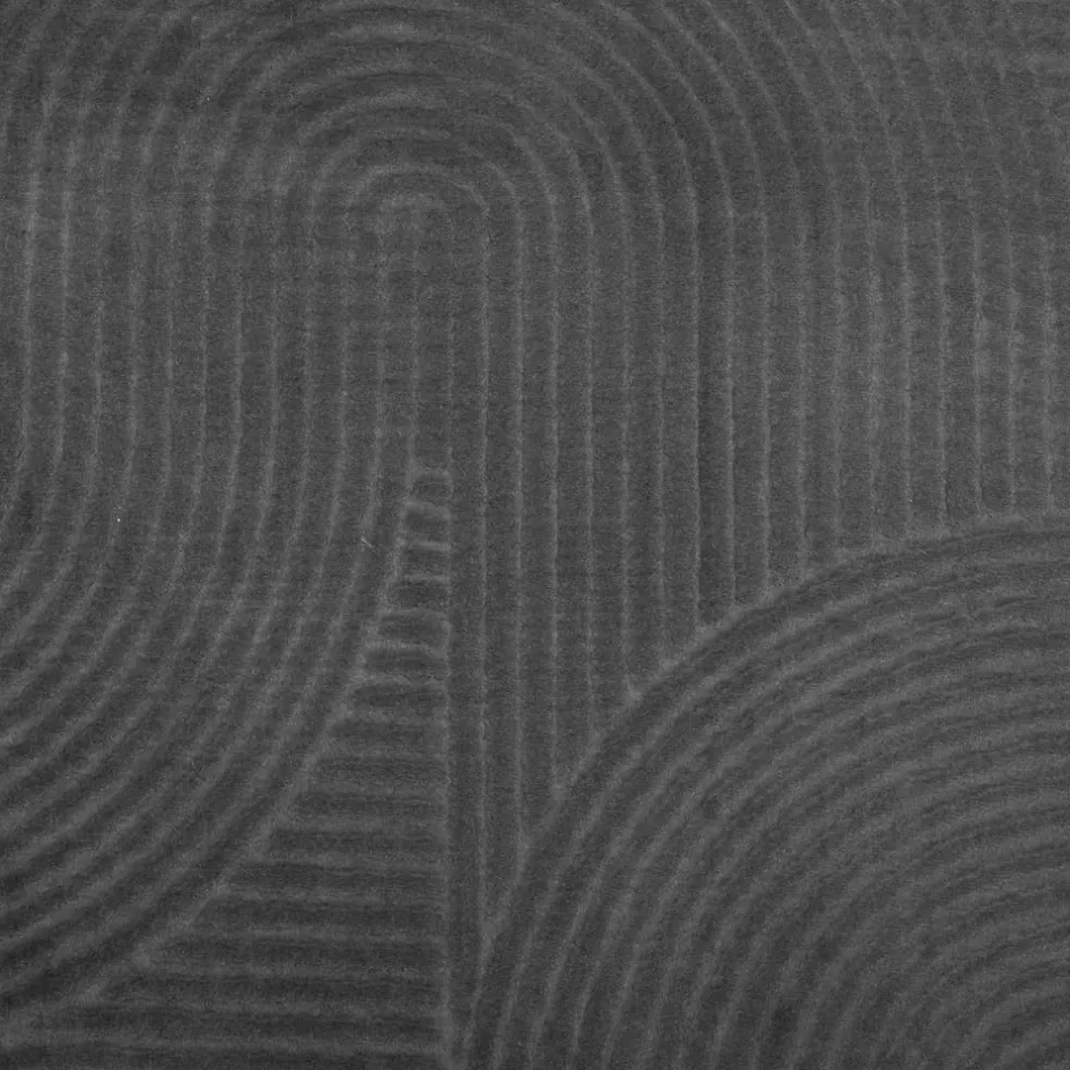 vidaXL Vloerkleed IZA laagpolig Scandinavisch 100x200 cm antraciet
