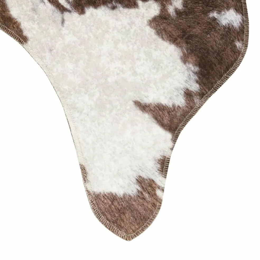 vidaXL Vloerkleed koeienpatroon wasbaar 120x170 cm zwart wit