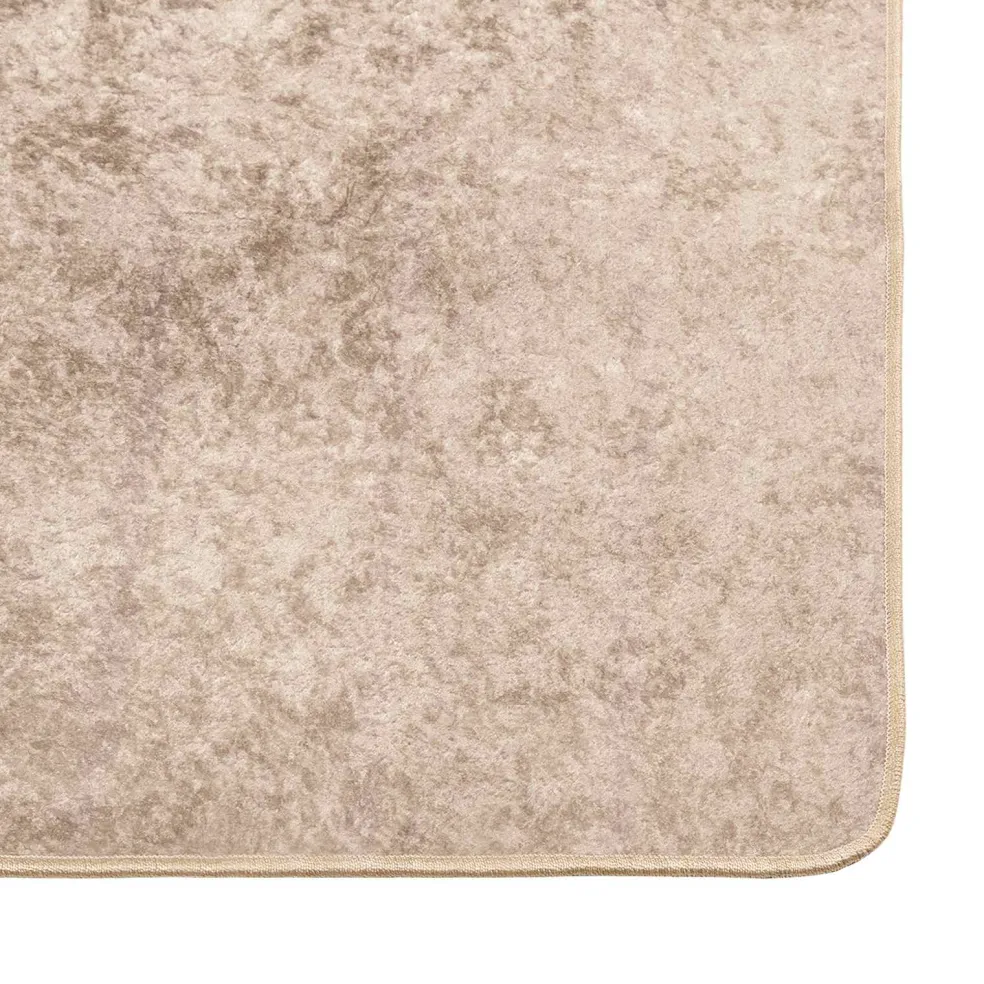 vidaXL Vloerkleedloper MARSA Beige 50 x 100 cm Polyester en PVC