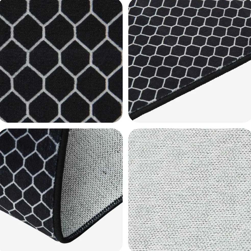 vidaXL Vloerkleedloper ORIZ 1150 gsm Zwart gaaspatroon