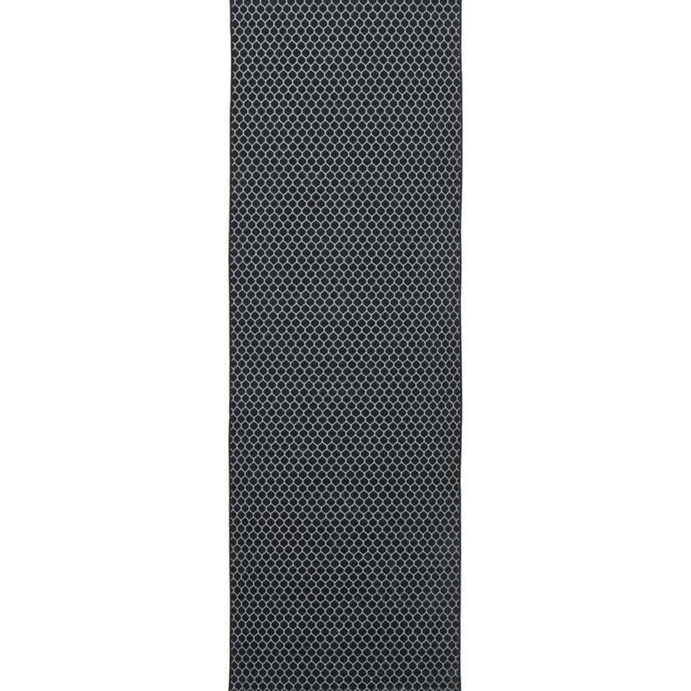 vidaXL Vloerkleedloper ORIZ 1150 gsm Zwart gaaspatroon