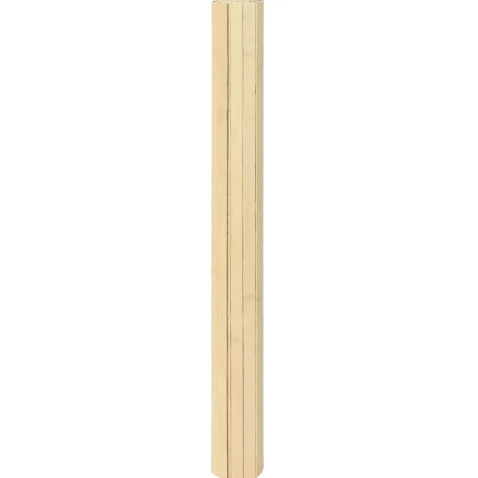 vidaXL Vloerkleed rechthoekig 60x100 cm bamboe lichtnaturel