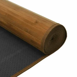 vidaXL Vloerkleed rechthoekig 60x100 cm bamboe bruin
