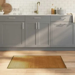 vidaXL Vloerkleed rechthoekig 60x100 cm bamboe bruin