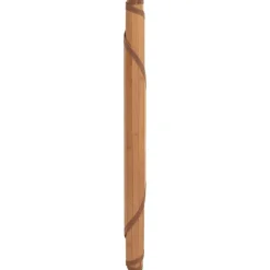 vidaXL Vloerkleed rond 60 cm bamboe naturel
