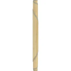 vidaXL Vloerkleed rond 60 cm bamboe lichtnaturel