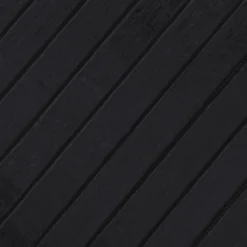 vidaXL Vloerkleed rond 60 cm bamboe zwart
