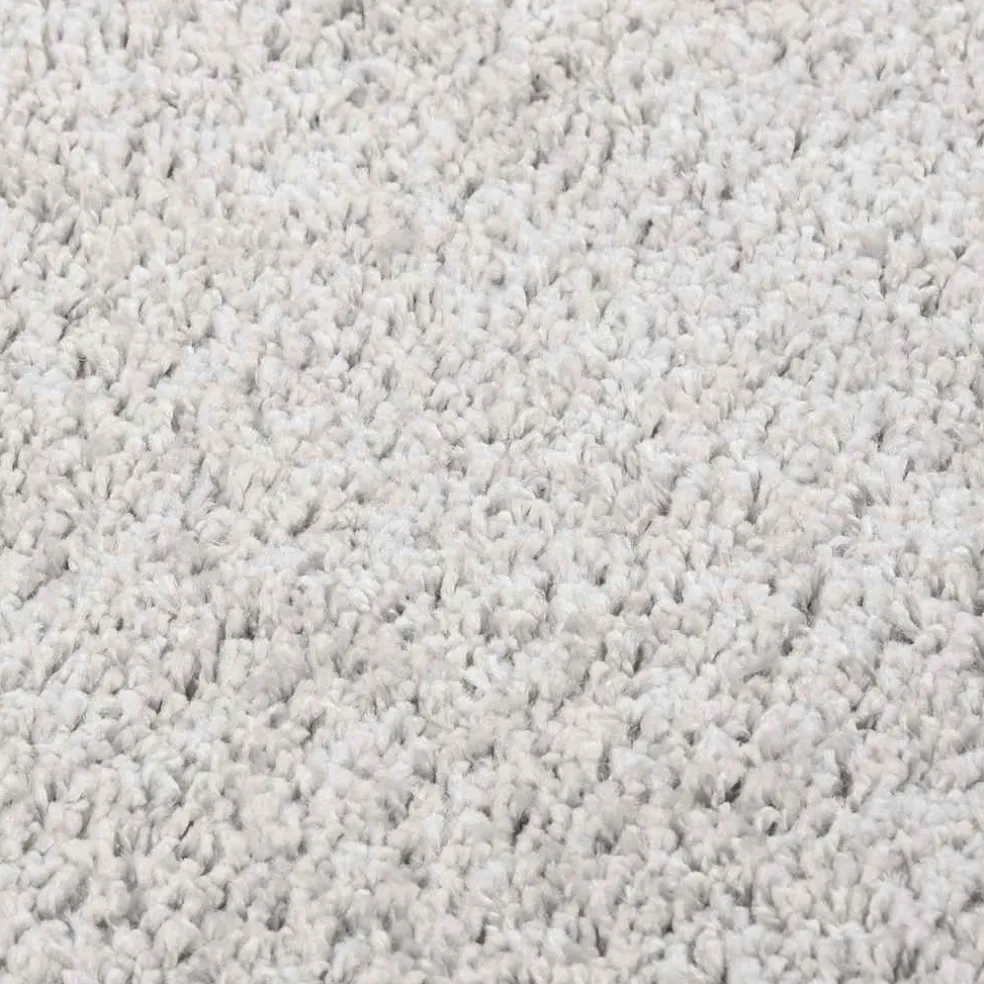 vidaXL Vloerkleed shaggy anti-slip 80x150 cm lichtgrijs