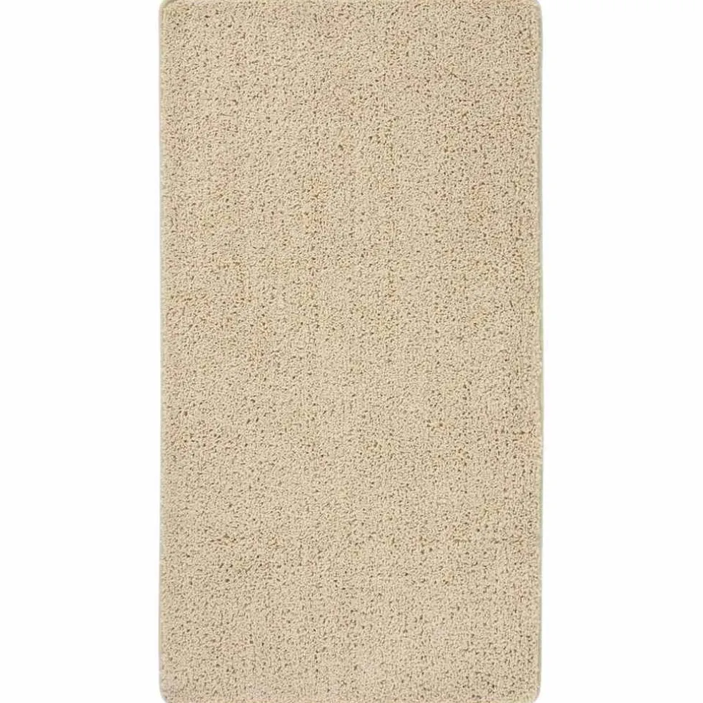 vidaXL Vloerkleed shaggy anti-slip 80x150cm crèmekleurig
