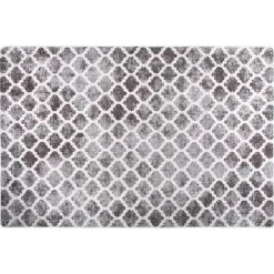vidaXL Vloerkleed wasbaar anti-slip 80x150 cm meerkleurig