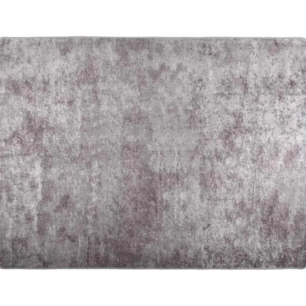 vidaXL Vloerkleed wasbaar 400x300 cm grijs