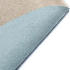 vidaXL Vloerkleed 150x170 cm echte runderhuid beige